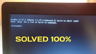 busybox v1272 ubuntu initramfs Solved ✔️  busybox v1301 ubuntu built in shell fix it [upl. by Kassel]