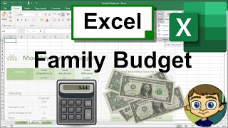 Creating a Family Budget with Excel [upl. by Kussell]