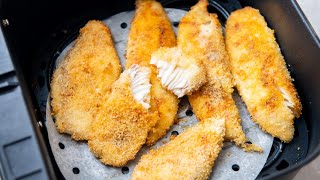 Air Fryer Homemade Crispy Fish Fillets [upl. by Runkle]