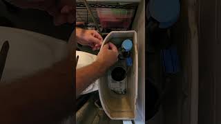 Replacing a Toilet Handle in 4 steps  Fluidmaster 642 [upl. by Tnilk]