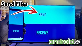 How to Send Files to Android TV From Mobile Phone  Transfer Files to TV [upl. by Beesley873]