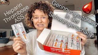 Gerinnungsstörung in der Schwangerschaft  Faktor 5 Leiden  Thrombosespritzen  Heparin [upl. by Luapnhoj]