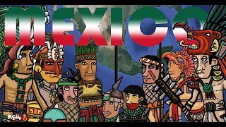 History of ancient Mexico Mesoamerica Toltec Maya Aztec Olmec Zapotec history [upl. by Notyard]