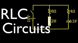 RLC Circuit Analysis 3 of 8 Voltage Current Charge [upl. by Eirhtug936]