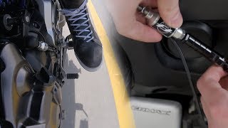 Quickshifter InstallImpressions Yamaha MT07 EP 06 [upl. by Priest297]