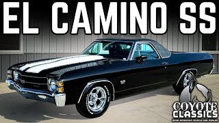 1971 Chevy El Camino for Sale at Coyote Classics [upl. by Maletta292]