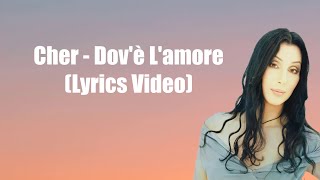 Dovè lamore  Cher  Lyrics with Bangla Translation [upl. by Reywas]