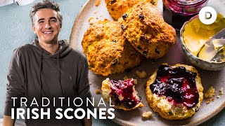 Traditional Irish Scones  EASY Home Baking Recipe [upl. by Lear213]