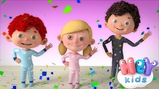 Looby Loo nursery rhyme  more Dance Songs for Kids 🎉 HeyKids [upl. by Anawek]