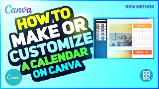 How to Make or Customize a Calendar in Canva [upl. by Rawlinson775]