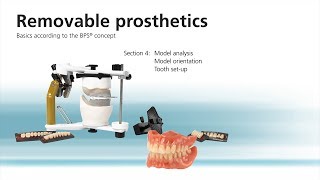 Removable prosthetics workflow 47 – Tooth set up [upl. by Archy873]