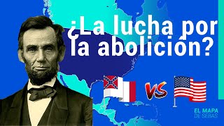 ⚔︎🇺🇸La GUERRA de SECESIÓN o G Civil Estadounidense en 12 minutos ⚔︎🇺🇸  El Mapa de Sebas [upl. by Maice152]