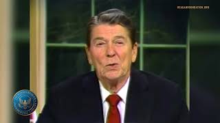 President Reagans Address to the Nation on Candidacy for Reelection – January 29 1984 [upl. by Adnolat]