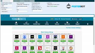 YOULIKEHITS BOT UNLIMITED POINTS WITH UNLIMITED ACCOUNTS [upl. by Tavey]