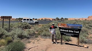 Slickrock Practice Loop Mountain Biking Moab Utah [upl. by Deyes]