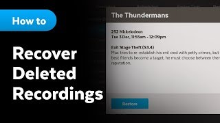 How To  Recover Deleted Recordings [upl. by Alsworth614]