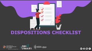 How to use the Dispositions Checklist [upl. by Hanimay]