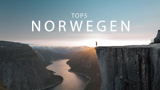 Die 5 schönsten Orte  Norwegen Roadtrip Hotspots amp Geheimtipps [upl. by Till288]