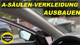 ASäulen Verkleidung Ausbau Seat Leon mk3 5F 20122020 APillar Removal  VW Golf Audi A3 Skoda [upl. by Longerich]