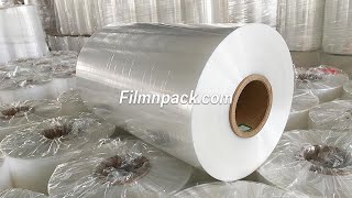 Polyolefin Shrink Film Rolls Manufacturing  5 Layers Polyolefin Shrink Packaging Materials [upl. by Caniff]