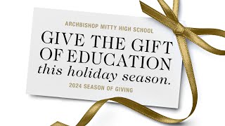 Give the Gift of Education  Season of Giving 2024 [upl. by Llemrej448]