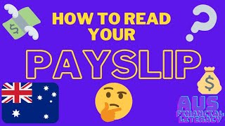 How to read your first PAYSLIP Australia edition [upl. by Reham]