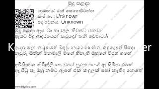 Mudu Palanda මුදු පළඳා  Raj Senevirathne  Keyboard Instrumental [upl. by Kursh]