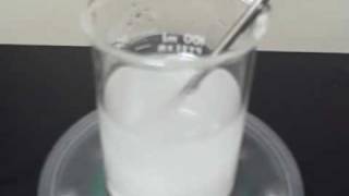 Dissolving Calcium Chloride An Exothermic Process [upl. by Iroc]