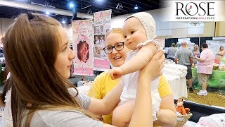 Rose Doll Show 2019 Shopping for Reborns on Our Last Day at the Reborn Doll EXPO [upl. by Rosena]