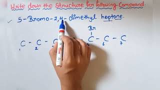 5Bromo 24 dimethyl heptane [upl. by Luapleahcim]