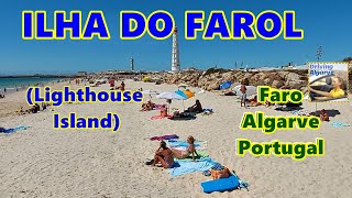 Ilha do Farol Algarve Portugal No cars no traffic no pollution pedestrians only 92021 HD [upl. by Ettenan286]