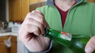 Open a Beer without a Bottle Opener Explained [upl. by Novert]