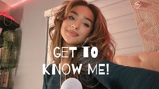 ASMR Get to know me🥰 tingly whispers qampa [upl. by Belldame20]