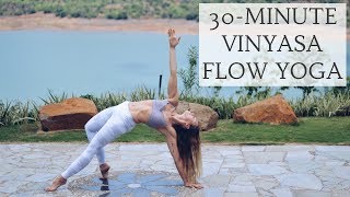 30MINUTE VINYASA FLOW  Intermediate Level Yoga  CAT MEFFAN [upl. by Airdnassac303]