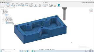 Drilling Tapping and Chamfers in Fusion360 [upl. by Draner410]