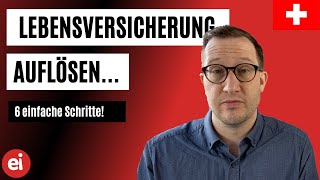 Lebensversicherung auflösen Diese 6 Punkte musst du beachten [upl. by Ecallaw]