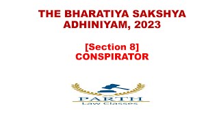 THE BHARATIYA SAKSHYA ADHINIYAM 2023 Section 8 [upl. by Melba]