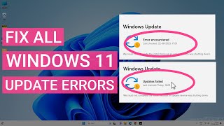 How To Fix All Windows 11 Update Errors  Updates Failed Solved [upl. by Mayram]