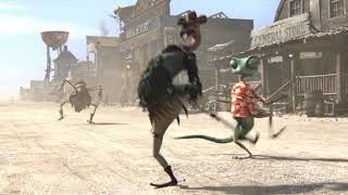 Rango try to copy style of walking full scene HD movie scene [upl. by Bartlett]