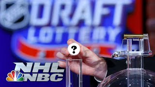 NHL Draft Lottery Who won the first pick in 2020  NBC Sports [upl. by Ramo]