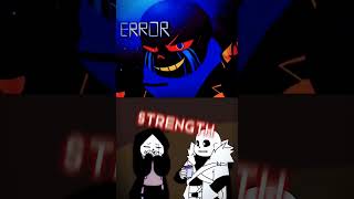 Error Sans VS Epic Sans Cross Sans shorts undertale undertaleau errorsans epicsans crosssans [upl. by Cecilius]