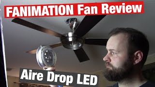 How to install a ceiling fan  FANIMATION Aire Drop or Celano V2  Review Installation amp Connection [upl. by Meghann]