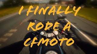 CFMOTO 300SS First Ride and Review [upl. by Anallise164]