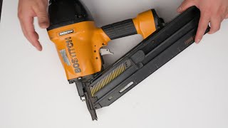 Review and how to use Bostitch Framing Nailer [upl. by Suoivart]