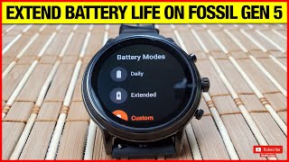 Fossil Gen 5  This is how I extended 2Day Battery Life [upl. by Milka]