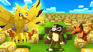 I Opened 100 LUCKY BLOCKS in Minecraft Cobblemon [upl. by Salim]