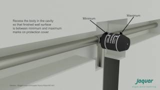 How to Install a Shower Mixer StepbyStep Wall Mixer Fitting  Jaquar Bath Product Installation [upl. by Steinman]