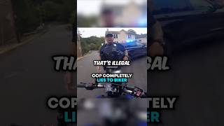 Cop COMPLETELY LIES To Biker 😬 [upl. by Nagy314]