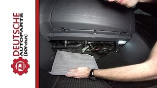 Volkswagen Cabin Air Pollen Filter How to DIY Install and Where it is Located [upl. by Corby]