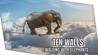 TEN WALLS Walking with Elephants Digital Art Electronic Music Video [upl. by Iliram709]